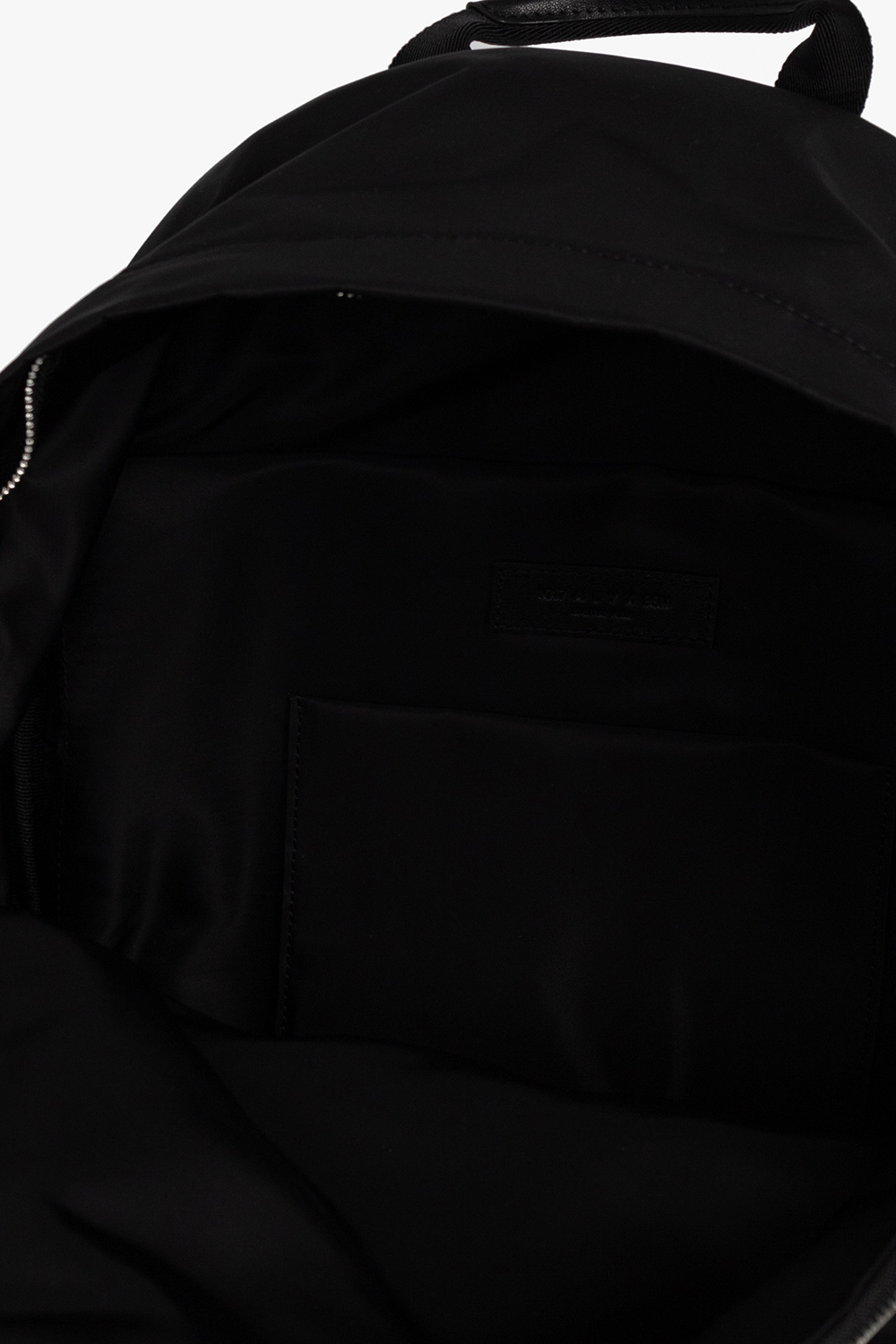 Black Backpack with rollercoaster buckle 1017 ALYX 9SM